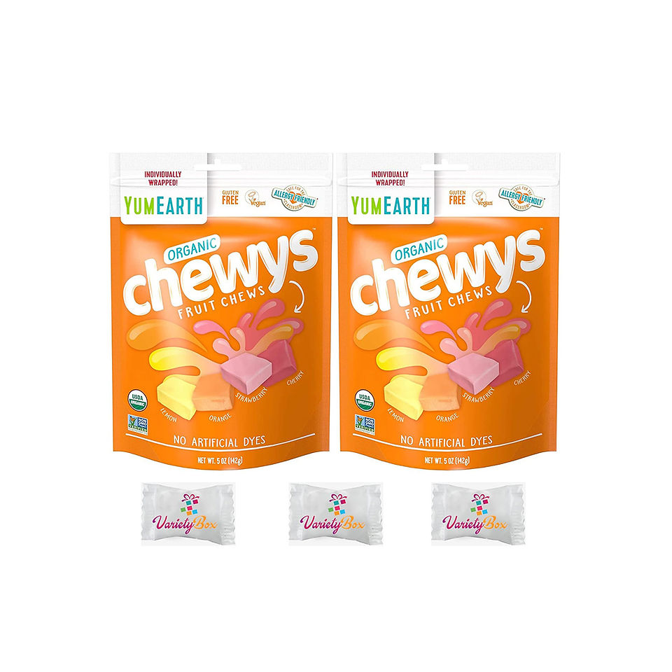YumEarth Organic Chewys - Allergy Friendly, Non GMO, Gluten Free, Vegan, 5 ounce