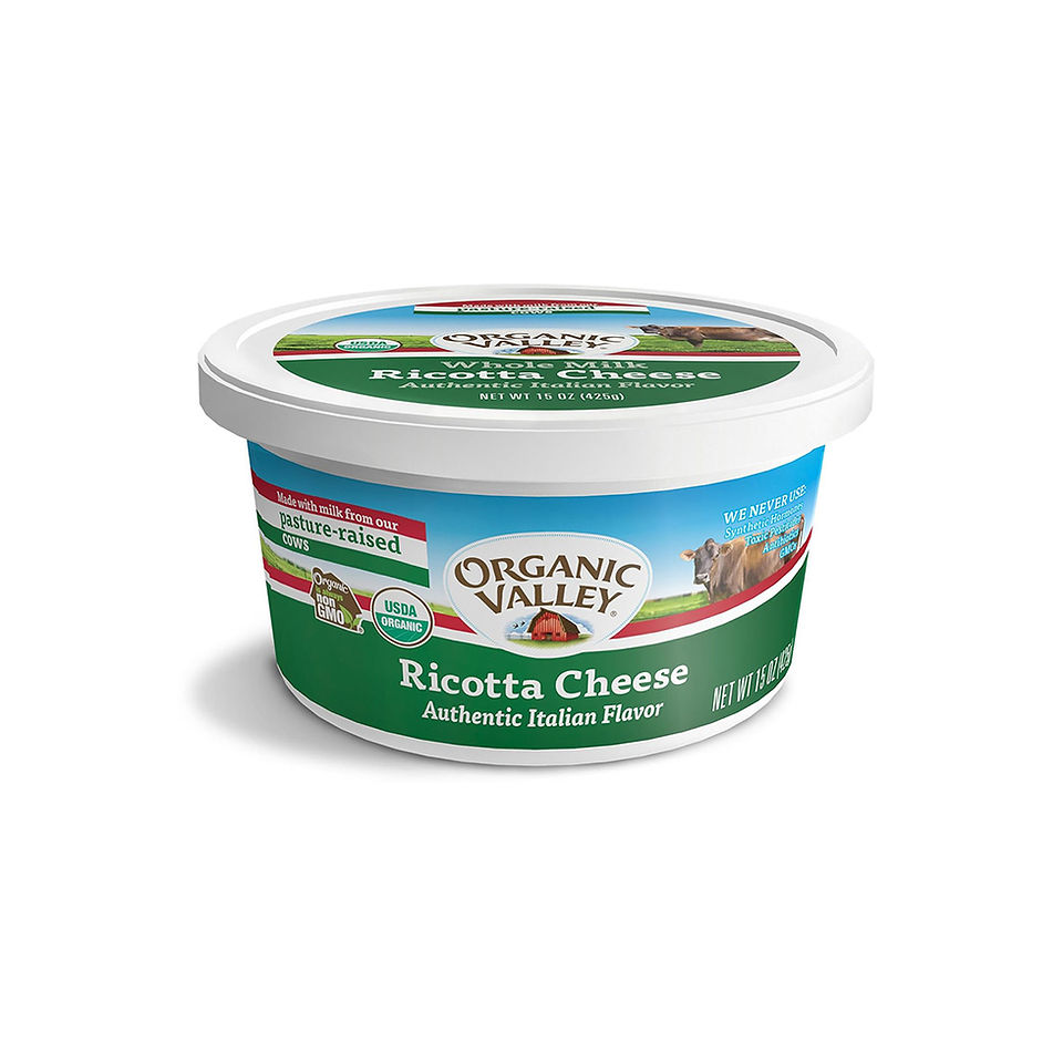 Organic Valley Whole Milk Organic Ricotta Cheese