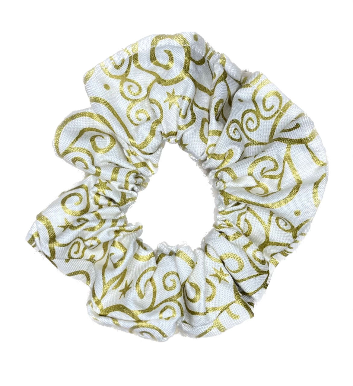 Golden Ribbon Scrunchie