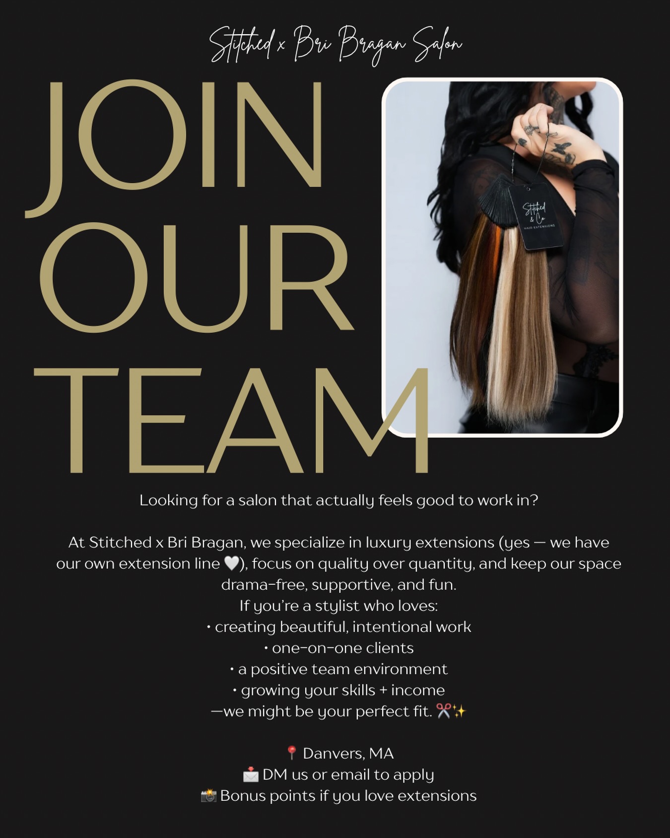 ✨ WE’RE LOOKING FOR OUR NEXT STYLIST ✨