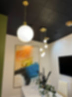 Electrical Hanging lights in Office.