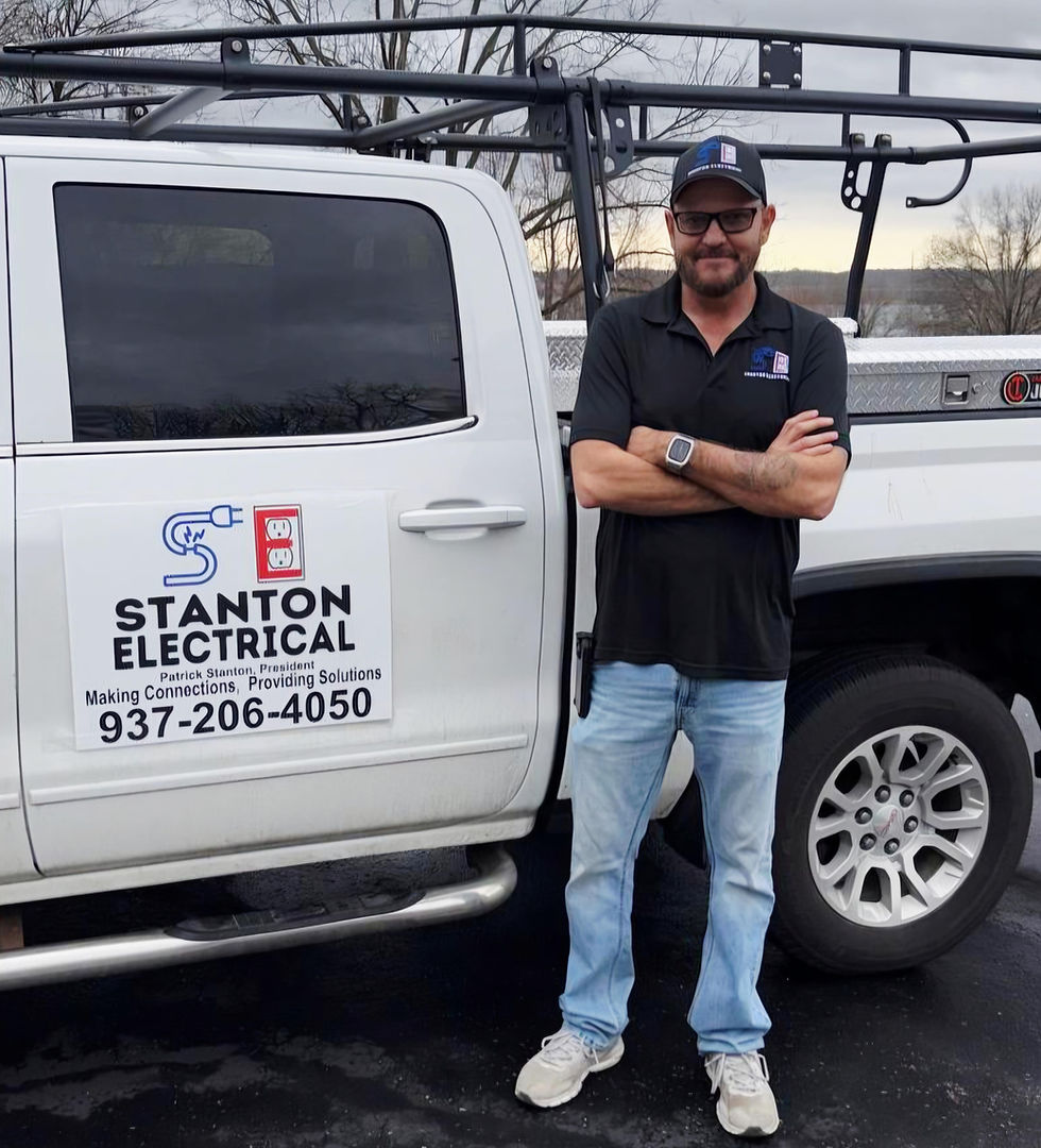 Stanton Electrical truck and owner, 937-206-4050