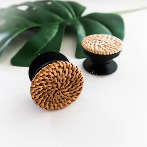 Rattan weave popsocket LewisKoa Co.