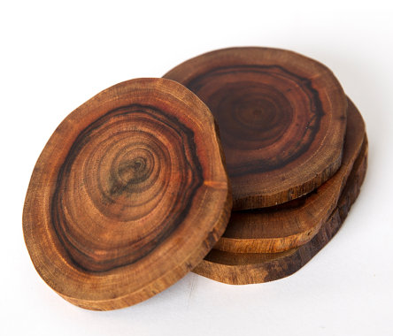 Natural Wood Coaster