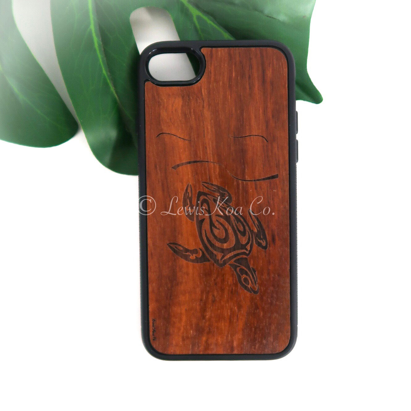 Koa Iphone Case, Tribal honu