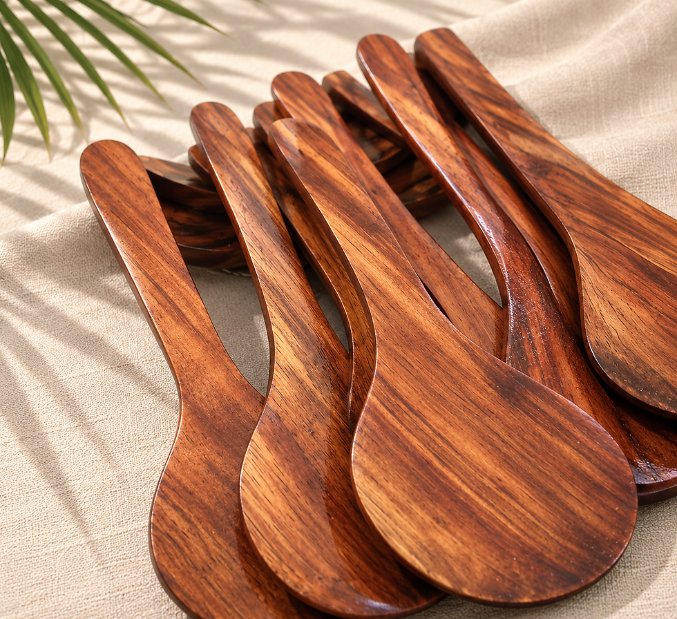 Hawaiian Koa Wood Rice Scoops