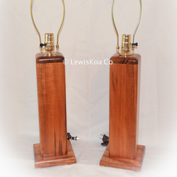 Koa wood Lamps