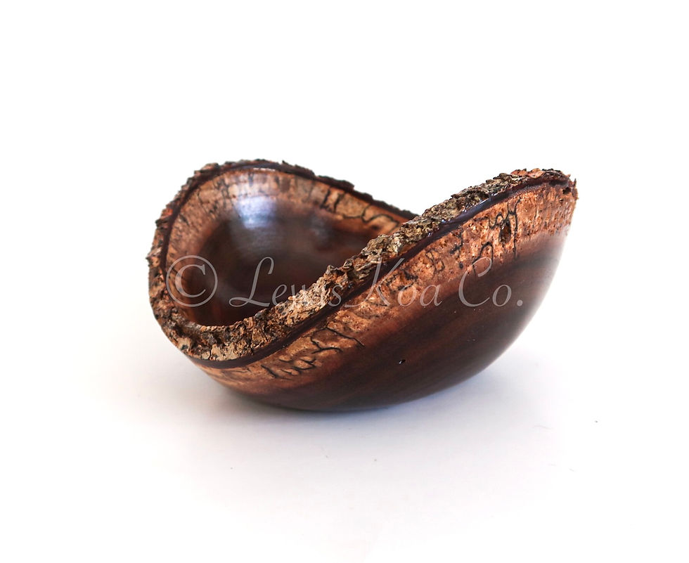 Thumbnail: Koa Natural edge Bowl (KBNE6x3)