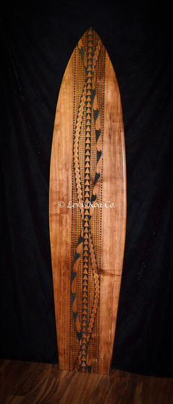 Koa surfboard