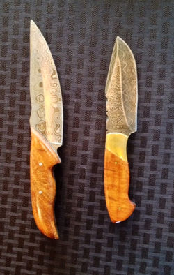 Koa wooden knives