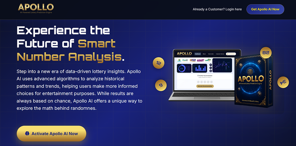 Apollo Intelligence Reviews: AI-Powered Tools for More Strategic Lottery Analysis!
