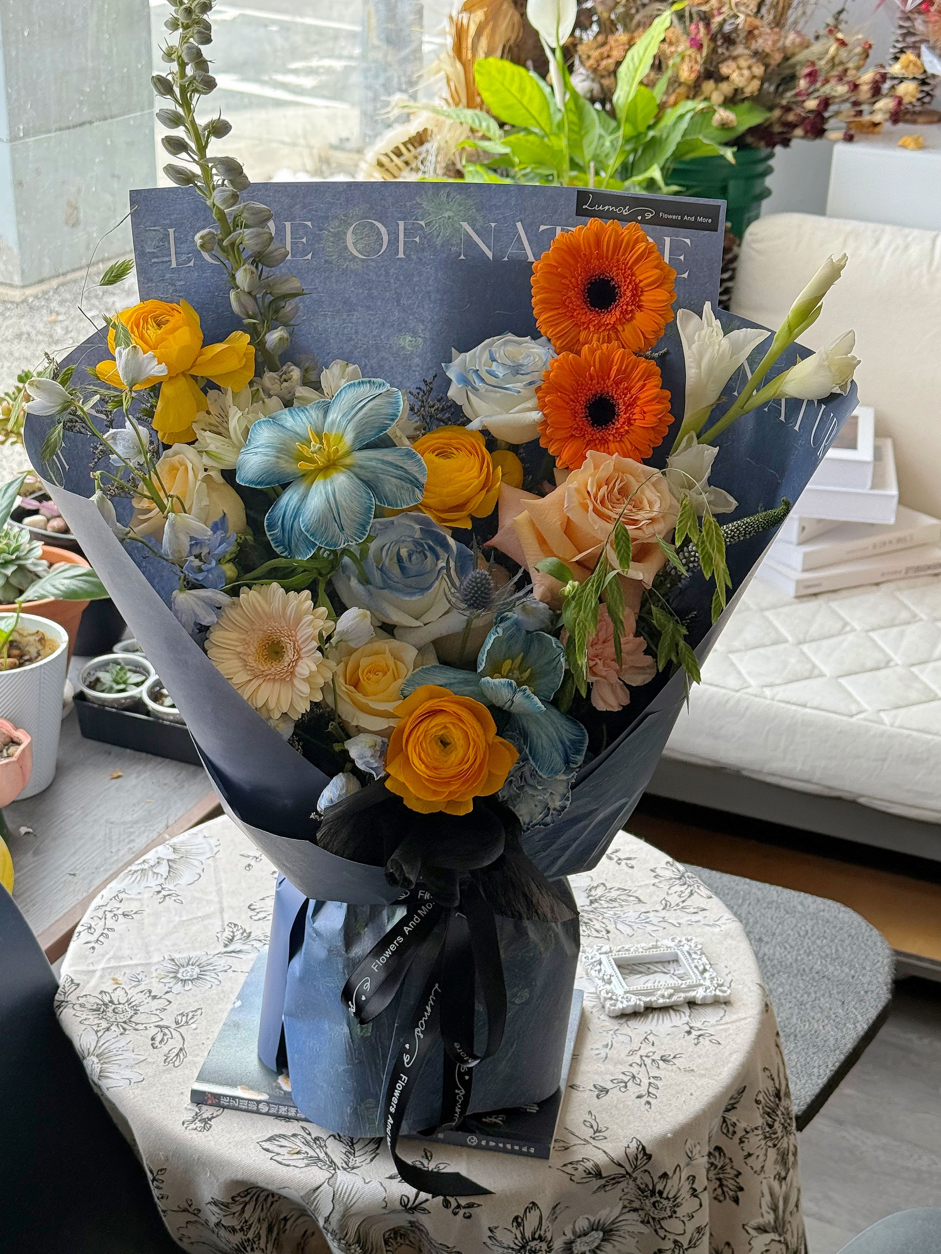 Oil Painting Flower Bouquet