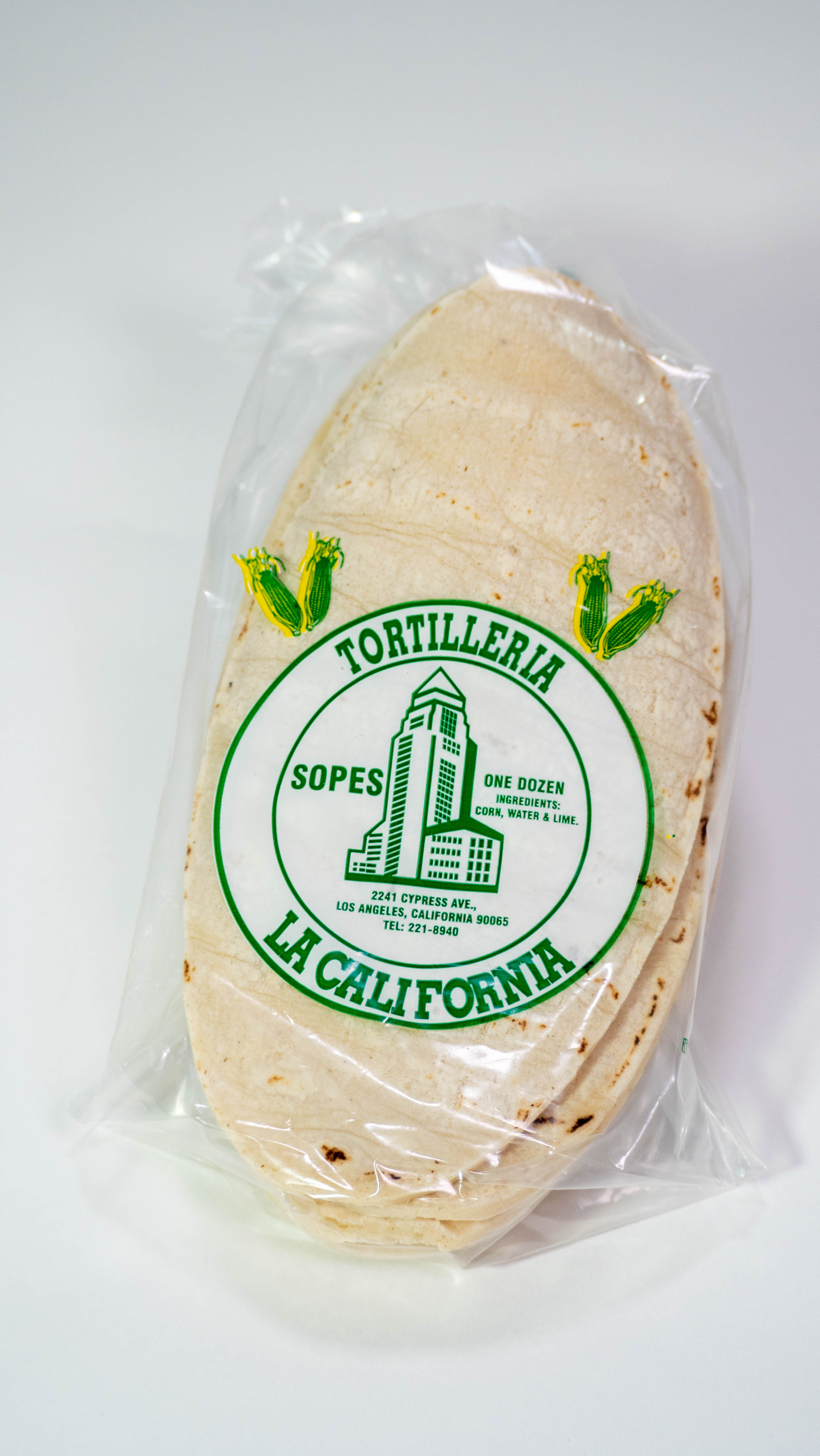 Packaged Oval shaped tortillas, traditionally called Huaraches.