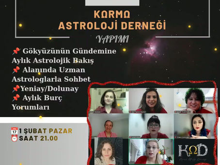 Gökyüzünün Gündemi Aylık Astrolojik Bakış 🌖🌗🌘🌑🌒🌓🌔