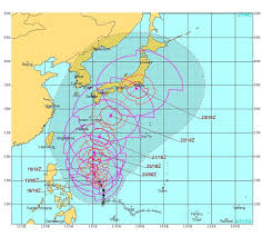 JTWC　予想進路図　台風　21号