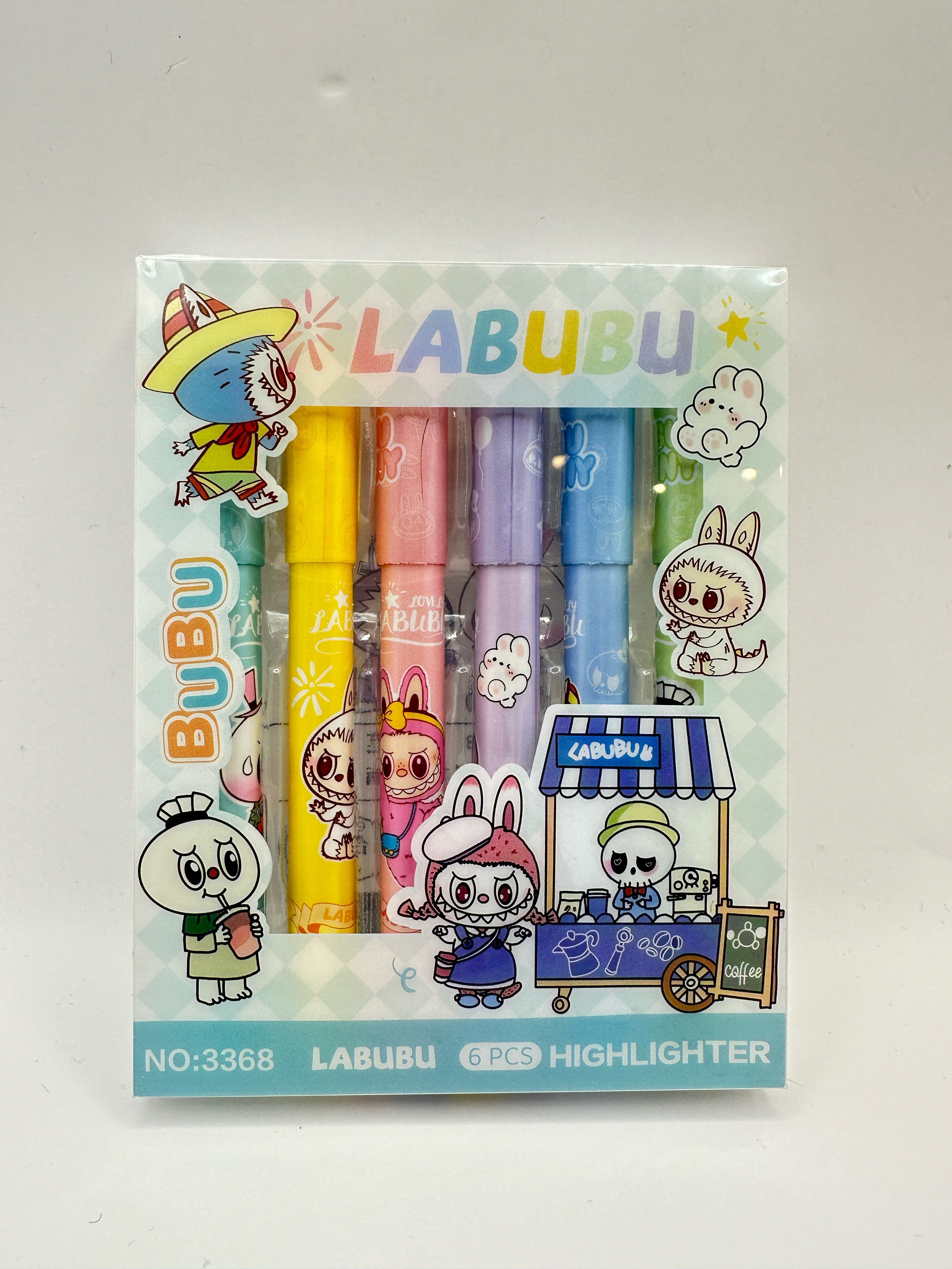LABUBU HIGHLIGHTER SET 6PCS