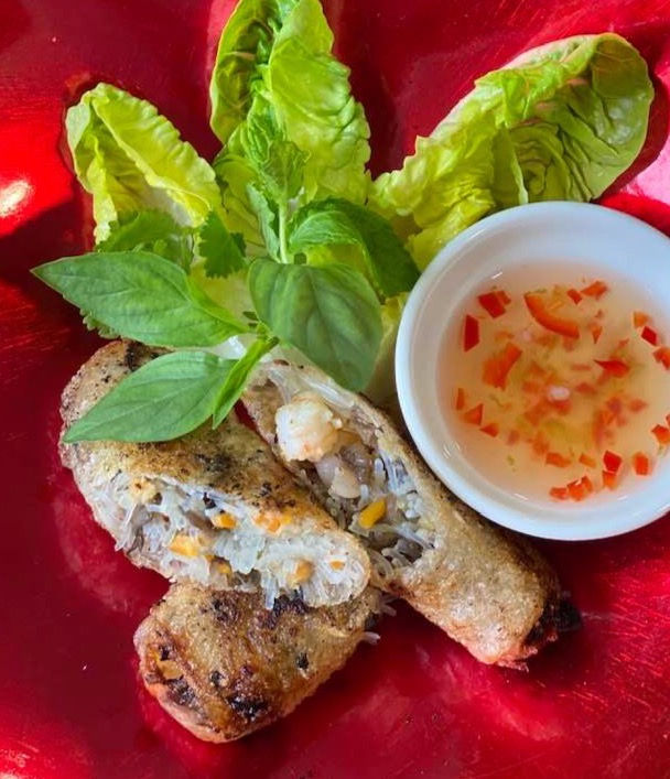 Vietnamese Spring Rolls w Cham Dip