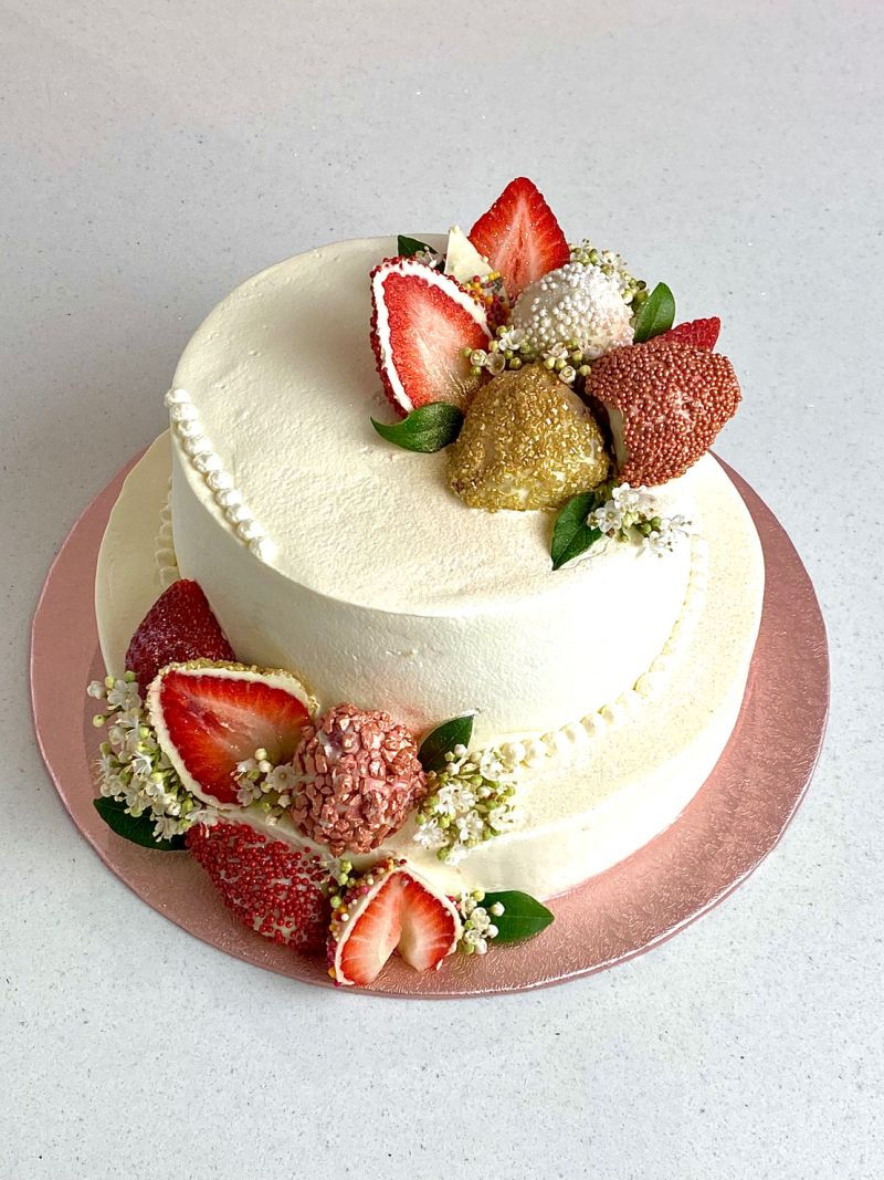 Dipped Decorated Strawberry Tier