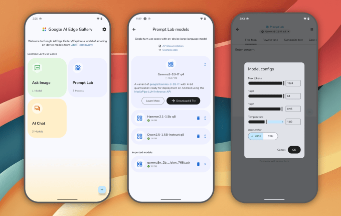 Google AI Edge Gallery