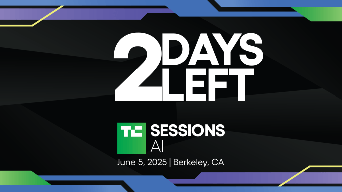 TechCrunch Sessions: AI 2 days left
