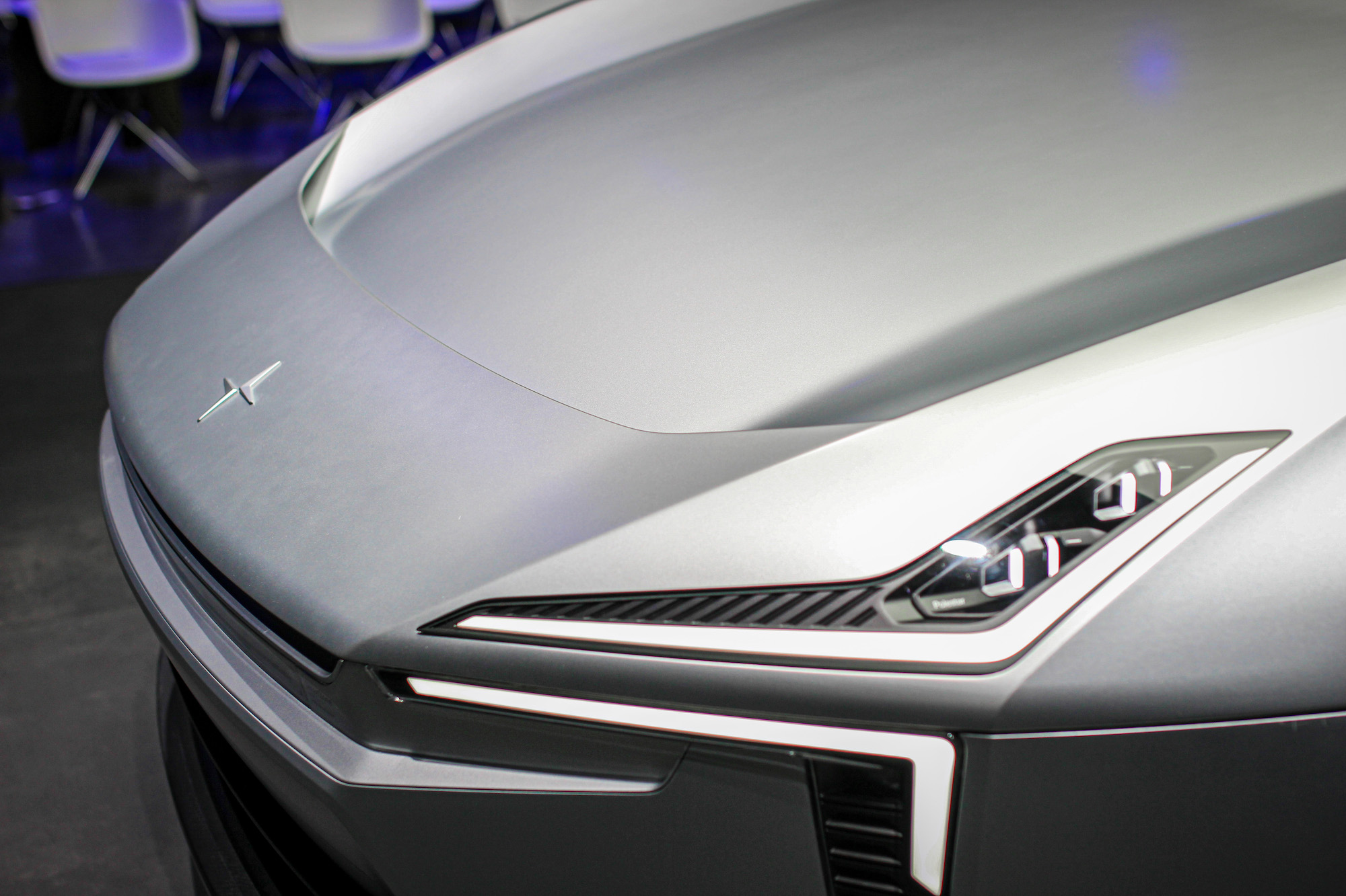 Polestar precept electric vehicle headlight