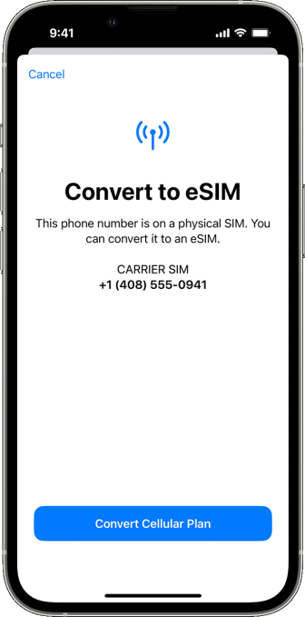 How to activate eSIM on iPhone