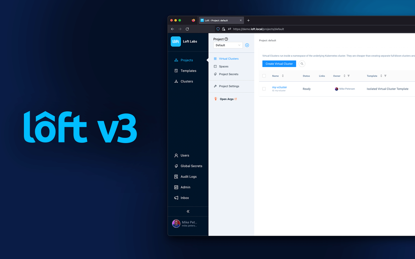 Loft makes working with virtualized Kubernetes clusters easie