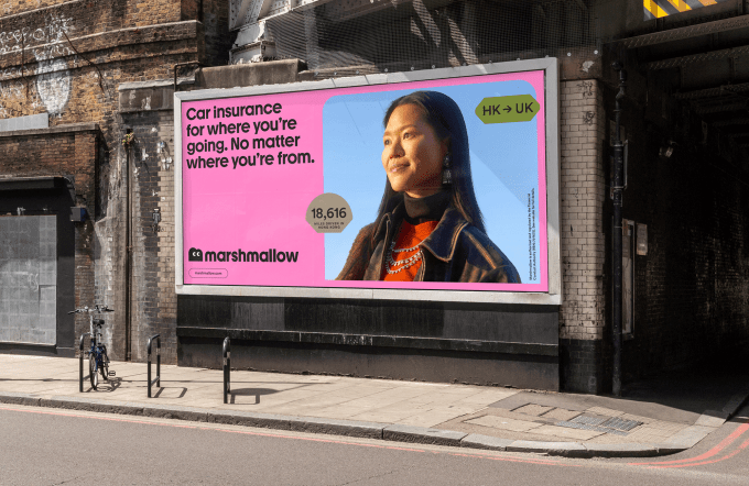 Marshmallow billboard