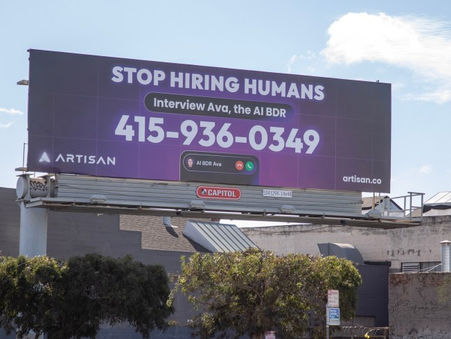 Artisan, the ‘stop hiring humans’ AI agent startup, raises $25M — and is still hiring humans