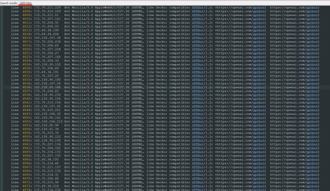 openai crawler log