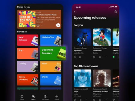 Spotify’s new ‘Upcoming Releases’ hub highlights future albums you may like