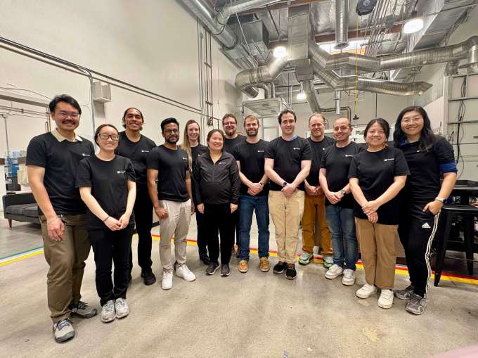 Novoloop's lab team stands in its facility.