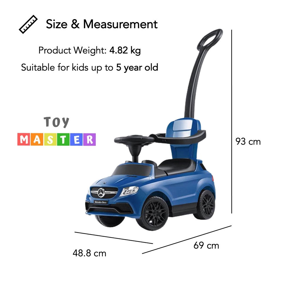 Thumbnail: Mercedes Benz AMG GLE63 Kid Push Car