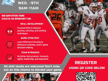 Youth & Middle School Football Camp