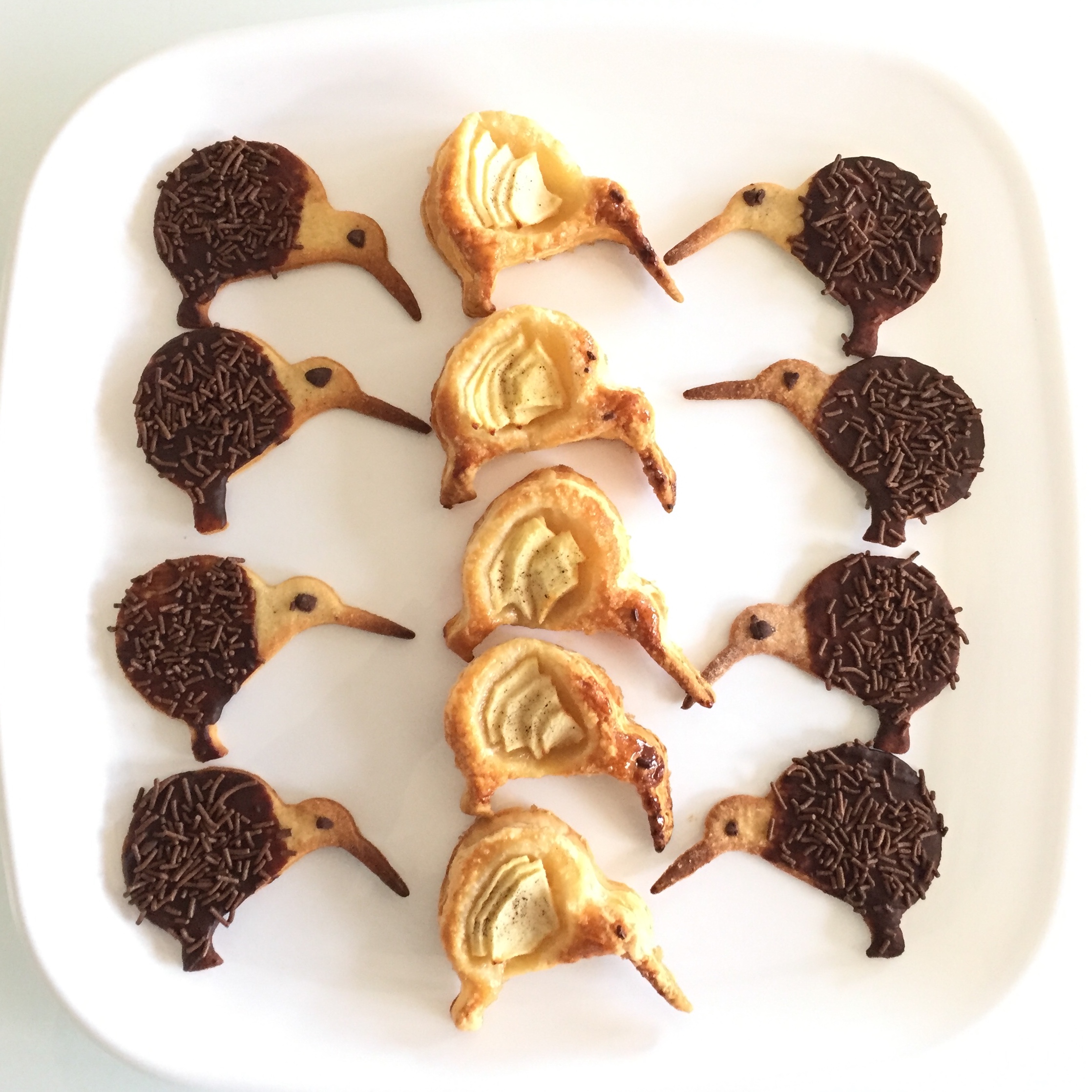 Chocolate French shortbread biscuits