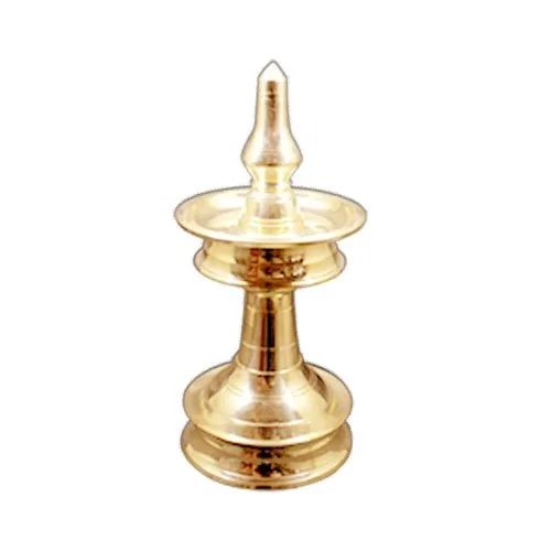 Thumbnail: Kerala Nilavilakku Traditional Oil Lamp Premium Bronze Made