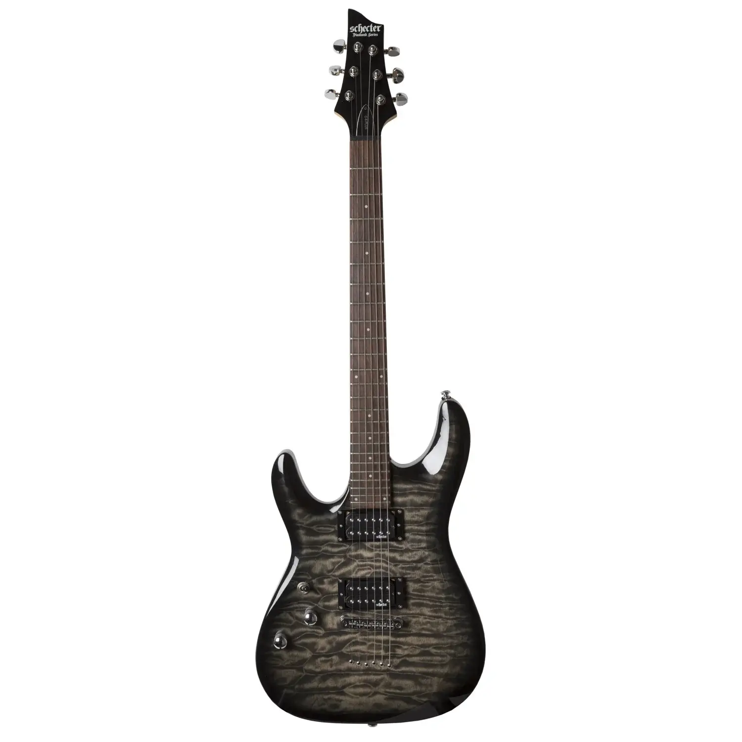 Schecter C-6 Plus Lefty (Charcoal Burst)