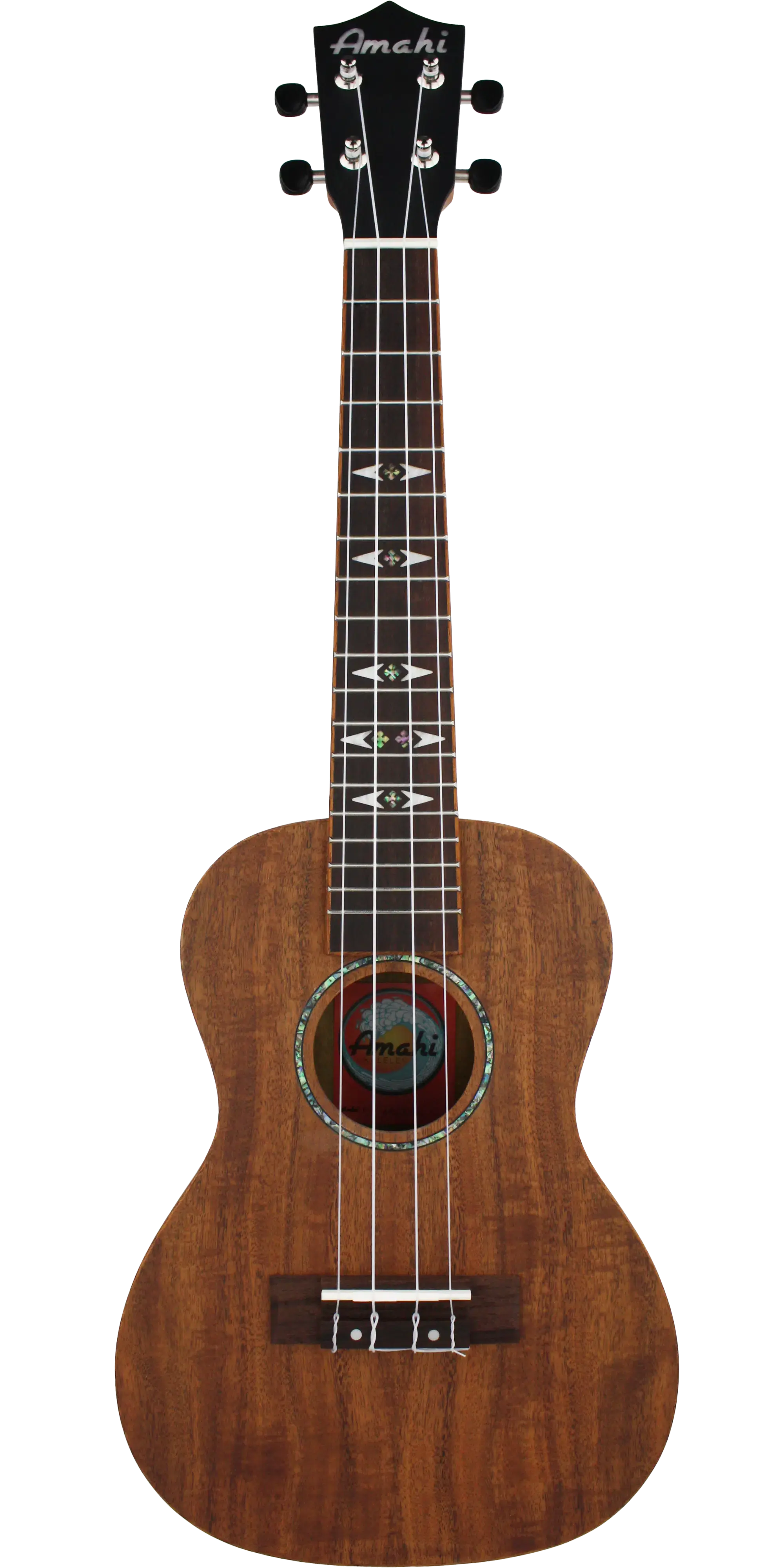 Amahi UKN-F-KOA Flame Koa Soprano