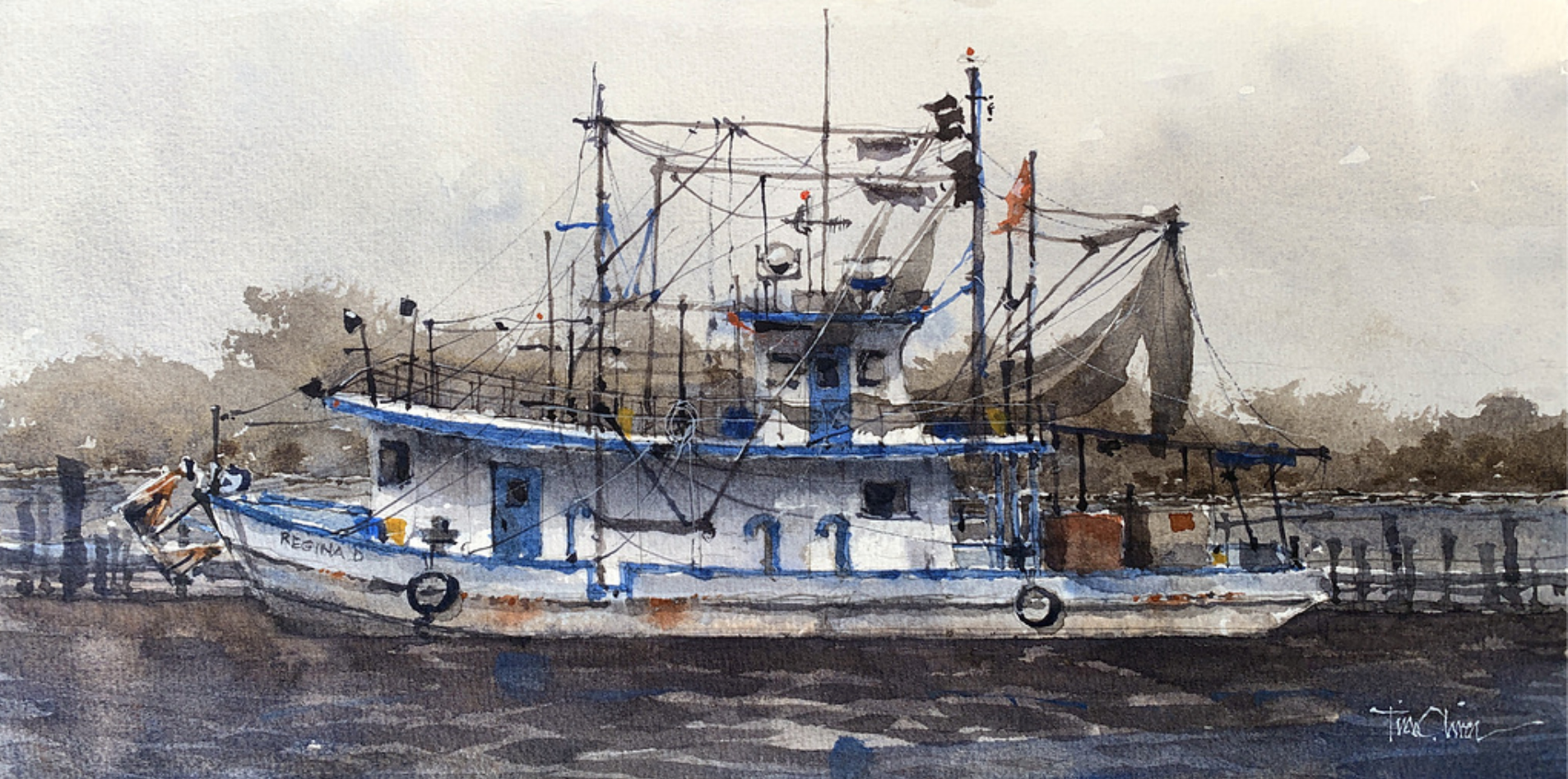 Regina D at Delcambre Docks