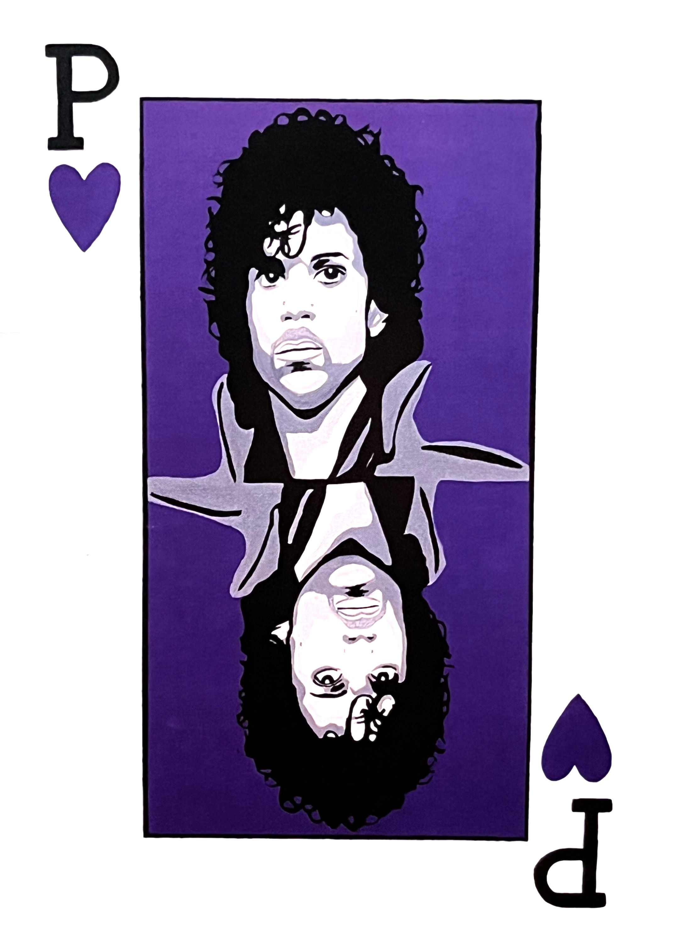 Greeting Cards - Prince Playing Card