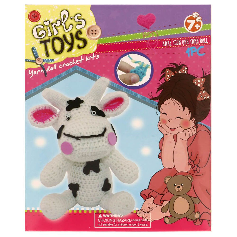 Haakpakket Amigurumi voor Kinderen Koe