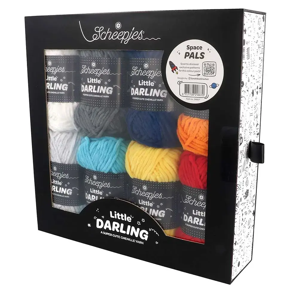 Thumbnail: Scheepjes Little Darling colour pack 8x25g Space Pals