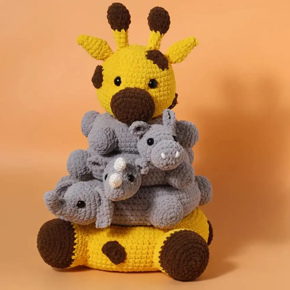 Thumbnail: Mini Boek Stapeltorens Haken - L. & A. de Vries