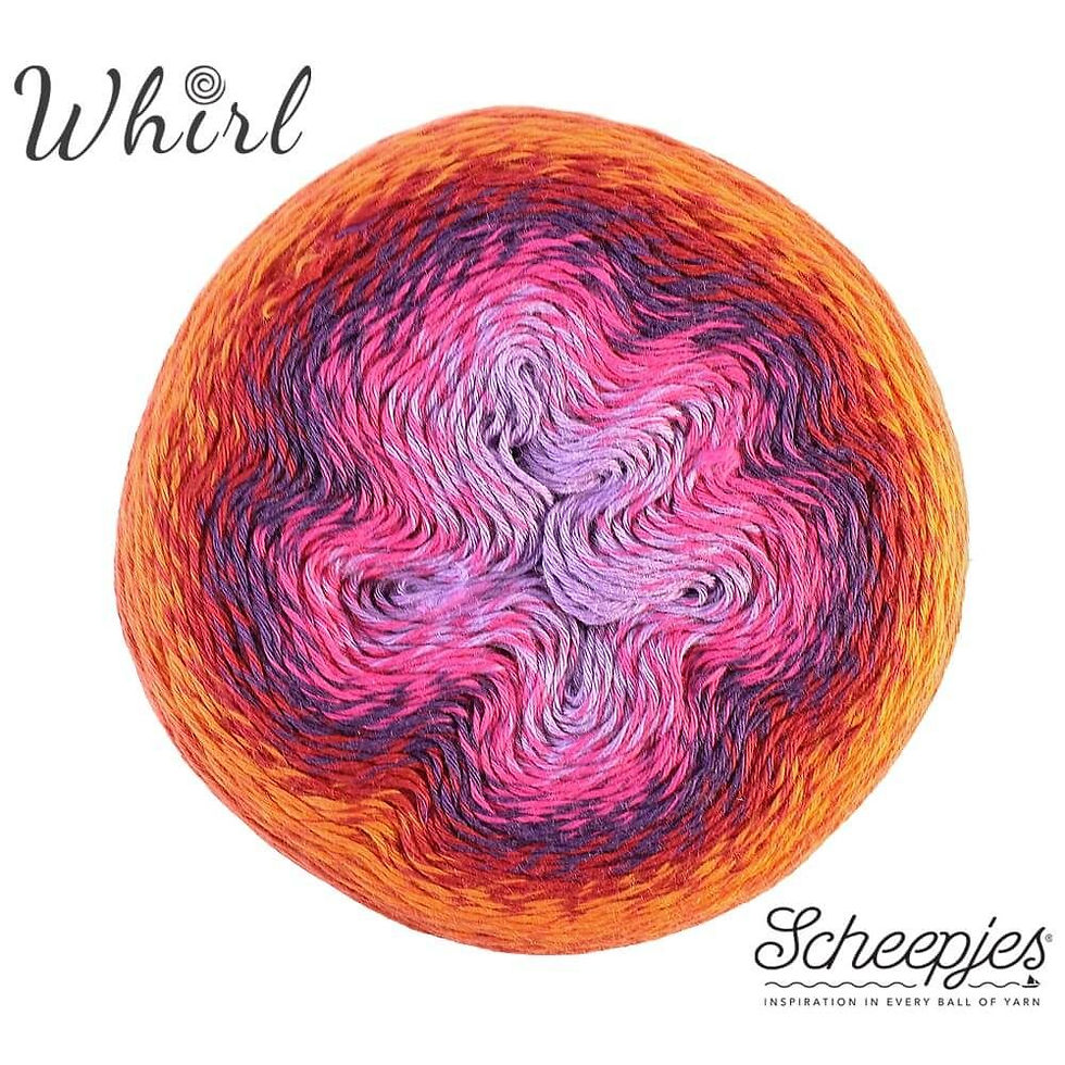 Scheepjes Whirl 764 Red Velvet Sunrise