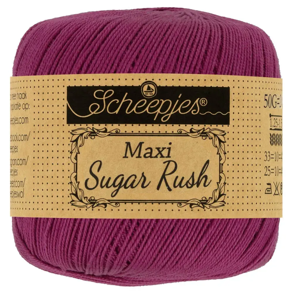 Scheepjes Maxi Sugar Rush Tyrian Purple 128