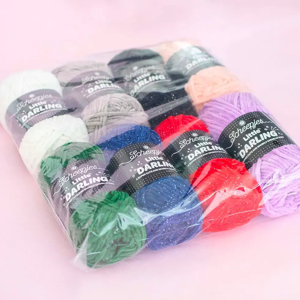Thumbnail: Scheepjes Little Darling Sparkle Colour Pack