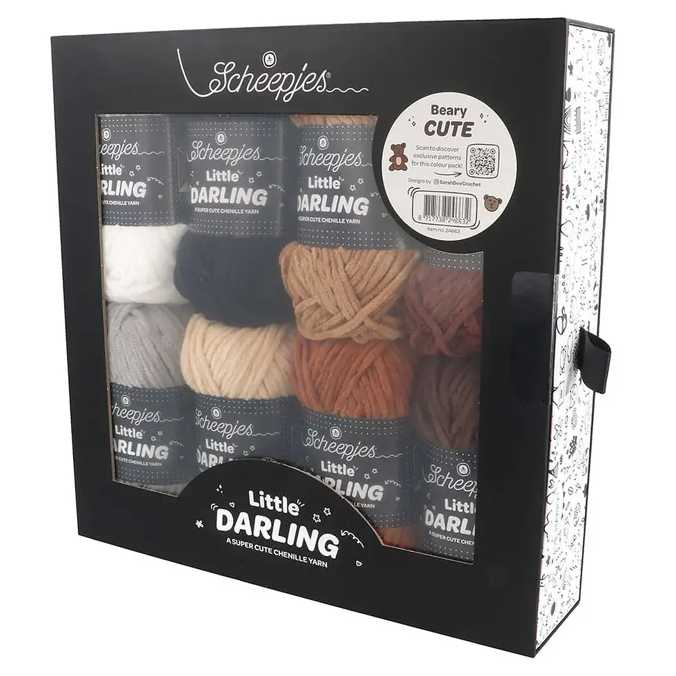 Thumbnail: Scheepjes Little Darling colour pack 8x25g Beary Cute