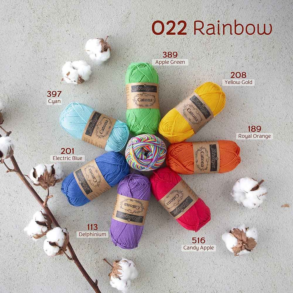 Thumbnail: Scheepjes Catona Chroma Rainbow 022