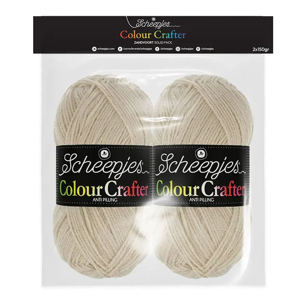 Scheepjes Colour Crafter Solid Pack 2x150g- 1st Zandvoort