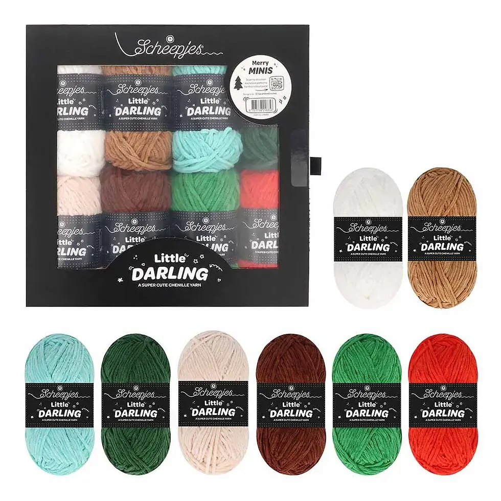 Thumbnail: Scheepjes Little Darling colour pack 8x25g  Merry Minis